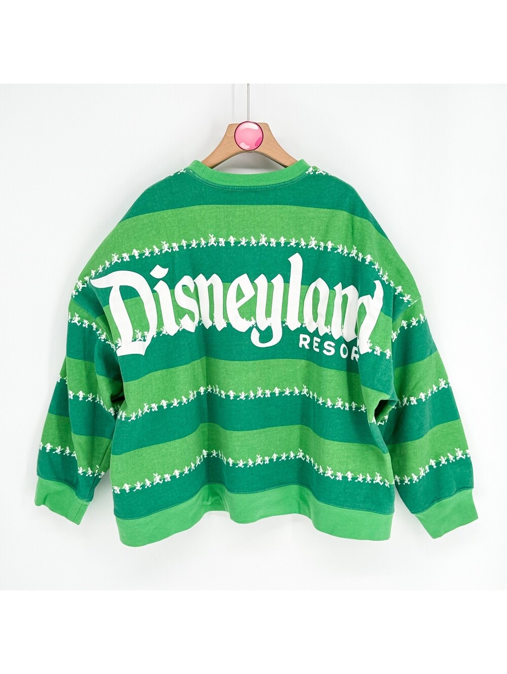 Disneyland Striped Mickey Friends Spirit Jersey Women XL